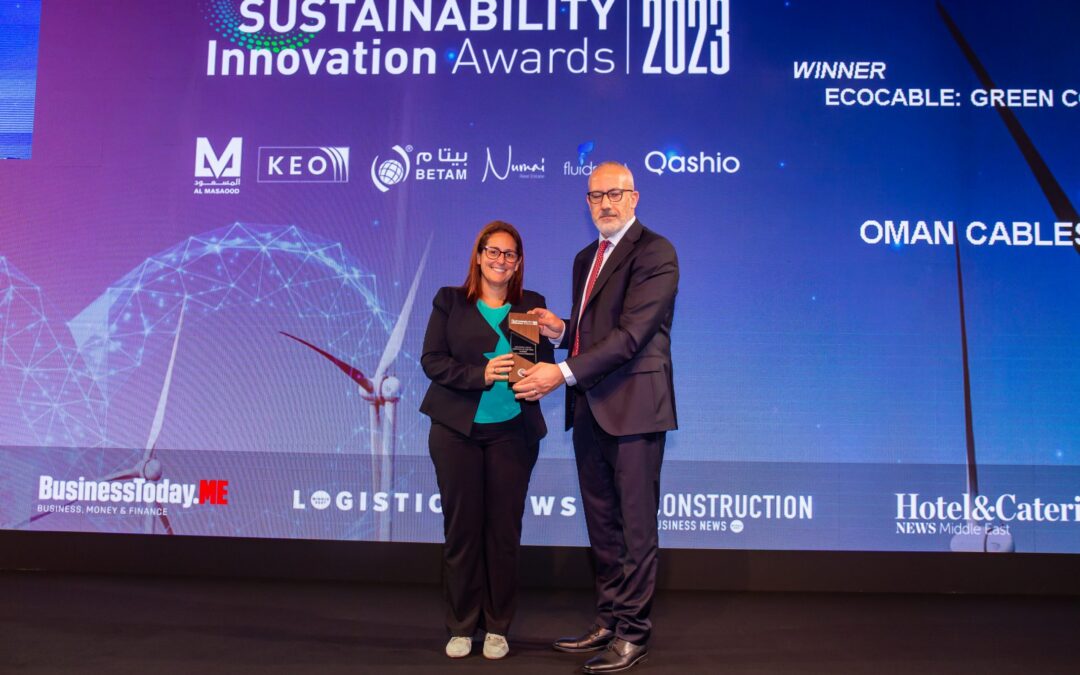 Oman Cables Industry named ‘EcoCable: Green Company of the Year’ at Sustainability Innovation Awards 2023